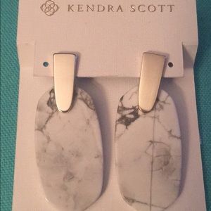 Kendra Scott Howlite Aragon Earrings